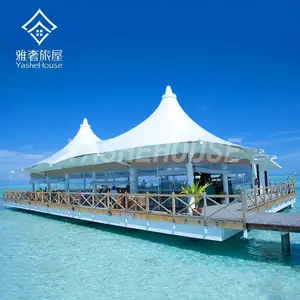 河北秦皇岛张拉膜豪华帐篷酒店-海边膜结构酒店帐篷-户外营地野奢帐篷房屋-景区房车营地住宿帐篷