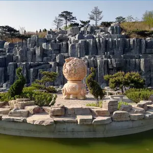 石雕九转乾坤鼎大型公园广场翔龙盘珠***转运球雕塑摆件定做
