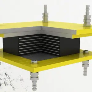 公路桥梁盆式橡胶支座GPZJPZ QZ DX/SX/GD高阻尼铅芯网架钢支座