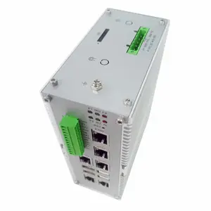 F930A工业电脑industrial computer宽温fanless嵌入式din rail PC带 4x GbE Rj45 2 xRS232 5x RS485