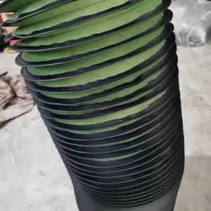 旭曦防火耐高温排风软管 风机帆布硅胶布通风口伸缩软连接
