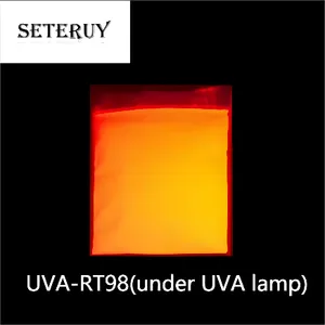 塞特瑞 有机隐形紫外荧光材料隐形紫外荧光橙红 UVA-RT98