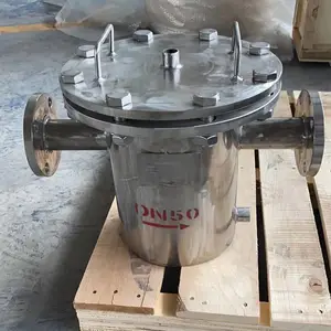 宇成篮式过滤器不锈钢材质 直通提篮式排污器