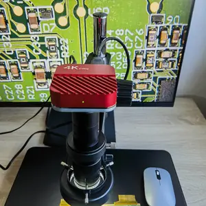 工业级HDMI 4K高清高速显微镜 光学倍率0.6-5.0X 1/1.8英寸 CMOS