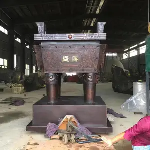造来雕塑大型***铜宝鼎_公司耐磨青铜鼎价格