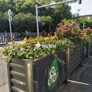 朗汀集团提供市政道路绿化花箱 道路景观提升改造设计方案