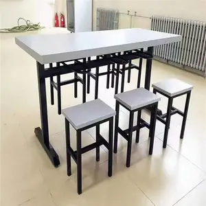 员工食堂餐桌椅，为您的用餐时光加分！框架都由坚固的金属材质构成