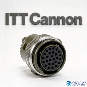 ITT Cannon MKJ1B6C17-85PA 航空连接器 压接装配便捷 军标品质