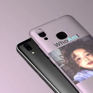 索浪达vivox手机壳屏幕指纹新款韩国卡通磨砂手机套