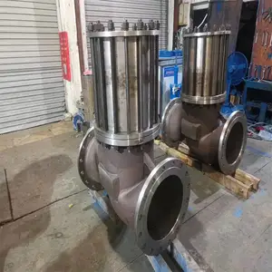 J641H-16C直行程活塞式气动紧急直通切断截止阀