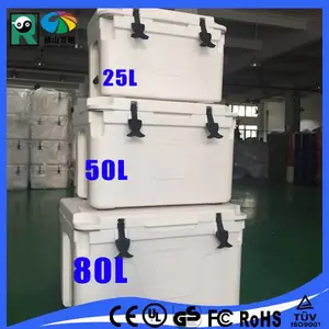 ***外贸原单亚马逊***25L便携式自驾游保温箱海钓箱滚塑箱钓箱