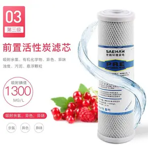 供应世韩10寸网状活性炭滤芯 世韩纯水机滤芯