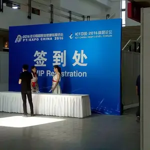 北京舞台桁架搭建背景板安装签到会议布置易拉宝展架展板喷绘