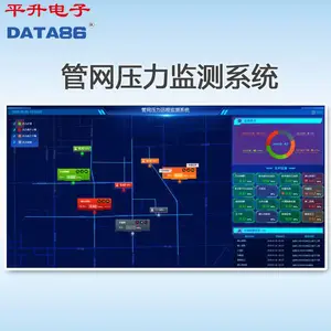 城市供水管网在线监测 供水管道流量监测系统 自来水管网监控方案