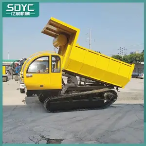 8吨沙地运输履带车 工地混凝土履带搅拌车 一车多用各种路况运输