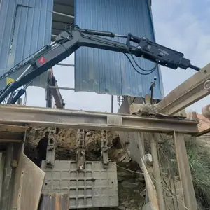140型固定式机械破碎臂破碎锤机械臂 旋回破碎机除堵疏通360°旋转无压力厂家直销