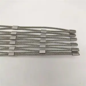 动物园专用不锈钢丝绳编织网 不锈钢绳网价格报价