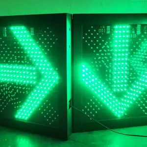 深圳厂家批发零售LED灯隧道双面红叉绿箭带左转车道指示器