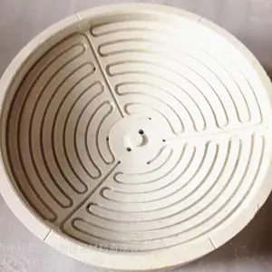销售陶瓷纤维炉盘1200度炉底盘硅酸铝异形品 装电阻丝工业电炉盘 炉用材料