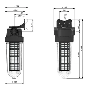 cintropur带套筒滤水器SL 240 应用于住宅工业和农业