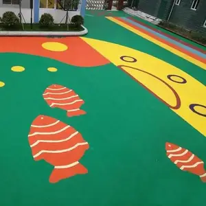 宁德公园游乐场塑胶地面施工_小区游乐场施工_能冠设施