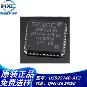 USB2514B-AEZC 丝印USB2514 QFN-36 USB接口芯片 微控制器IC 询价
