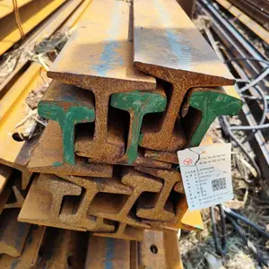 贵 阳钢材建材市场销售8kg-24kg轨道钢轻轨现货38kg-60kg重轨