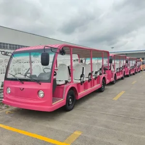 贵阳五菱23座锂电观光车 景区园区校园大容量摆渡车 全钣金车身
