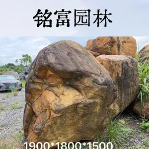 吨位大型河卵石 河滩景观石 企业单位门牌石 户外刻字河石