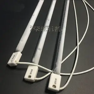 高温红外线加热灯管 半涂白1.5KW印花机 染色机 烘干机专用加热灯