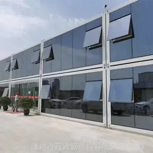 花卉养殖基地轻钢房屋 工地民工打包箱宿舍 山东临建房屋找万隆