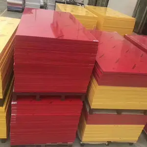 塑料广告牌 聚乙烯黄色板材 高分子加工件 黄色挤出pe板