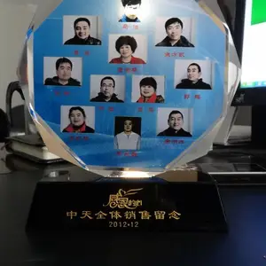西安水晶奖杯 黑色水晶奖牌 竞赛颁奖纪念杯订做