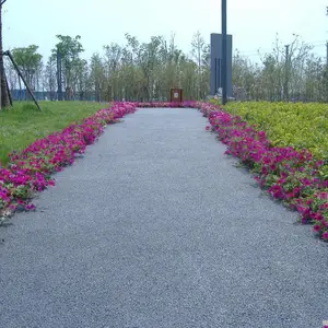 济宁金乡透水地坪 山东多孔地坪 胶黏剂 施工 交地 供应
