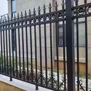 围墙锌钢铁艺栏杆护栏A云县围墙锌钢铁艺护栏A围墙锌钢铁艺栏杆护栏定做