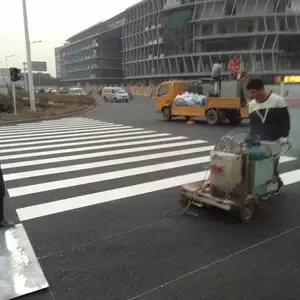 南京彩虹标线划线、道路彩色热熔线