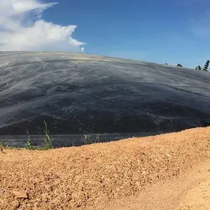奎文防渗防水HDPE复合土工膜公路养护防尘透水土工膜鱼塘防渗膜