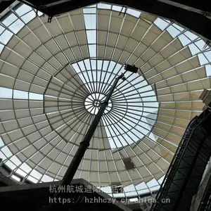 航城遮阳FSS电动天棚帘采光顶遮阳帘电动天篷帘天棚帘维修