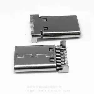 TYPE-C 24P˫����Ƭ��ͷ ���Ų� 24PIN����˫�� ��ȱ�� 13.75