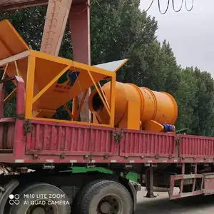 滚筒洗石机 辊筒风化石砂岩无轴洗矿机 铝矿石清洗设备