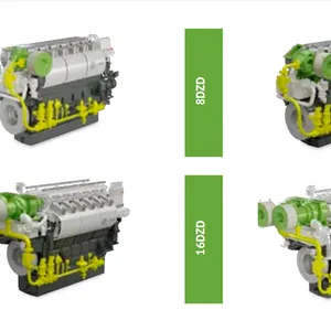 代理ABC发动机DZC系列中高速四冲程船用推进主机600-4000KW