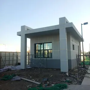 门卫室幕墙铝扣板 门卫外包干挂铝板 背景墙收边铝单板施工