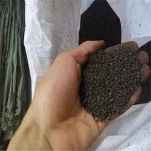 除铁锰锰砂滤料外观黑褐色 近圆形 成份二氧化锰 30-45含量锰砂 荣茂