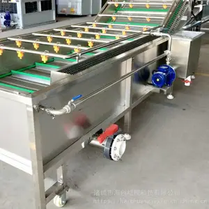 厂家供应脱水蔬菜加工设备 洋葱气泡清洗机 洗菜机价格 诸城海创机械制造