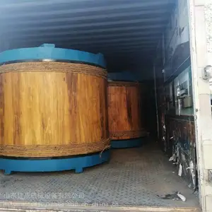 纯手工制作1吨 5吨桑皮纸全糊木质酒海 条编酒罐 欢迎订购