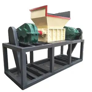 双轴小型粉碎机多功能 塑料废铁金属撕碎机 工业建筑垃圾破碎设备