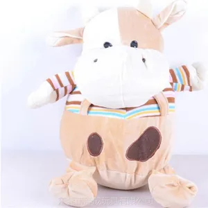 毛绒玩具动物BJD娃娃小奶牛公仔企业吉祥物定制出口品质加工生产来图来样设计