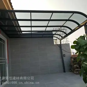 铝合金可拼接雨棚_门口耐力板雨棚生产厂家
