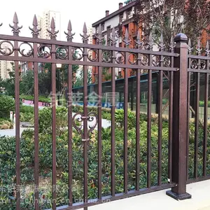 铝艺护栏小区庭院围墙阳台花园铝栅栏铝合金栏杆别墅围栏厂家定制