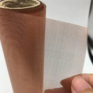 屏蔽铜丝网 防雷击导电铜网 风电叶片用铜丝网